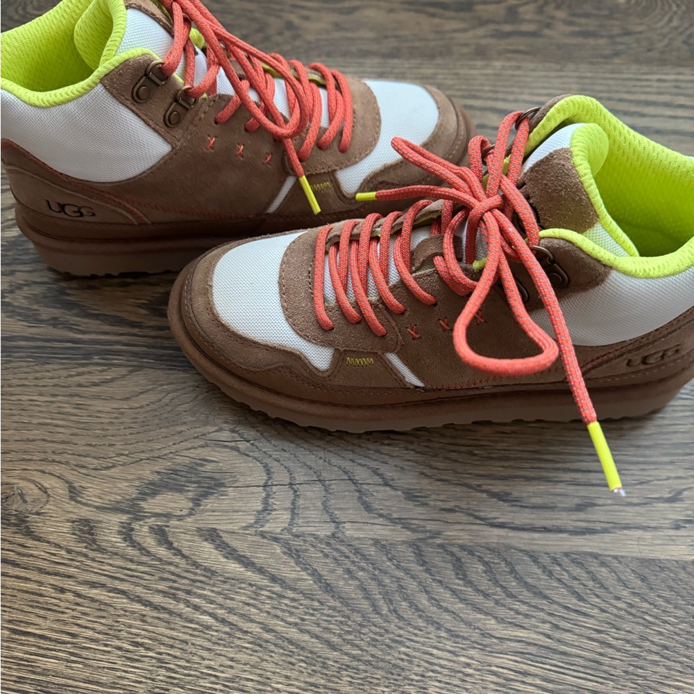 UGG  Brown and White Sneakers
